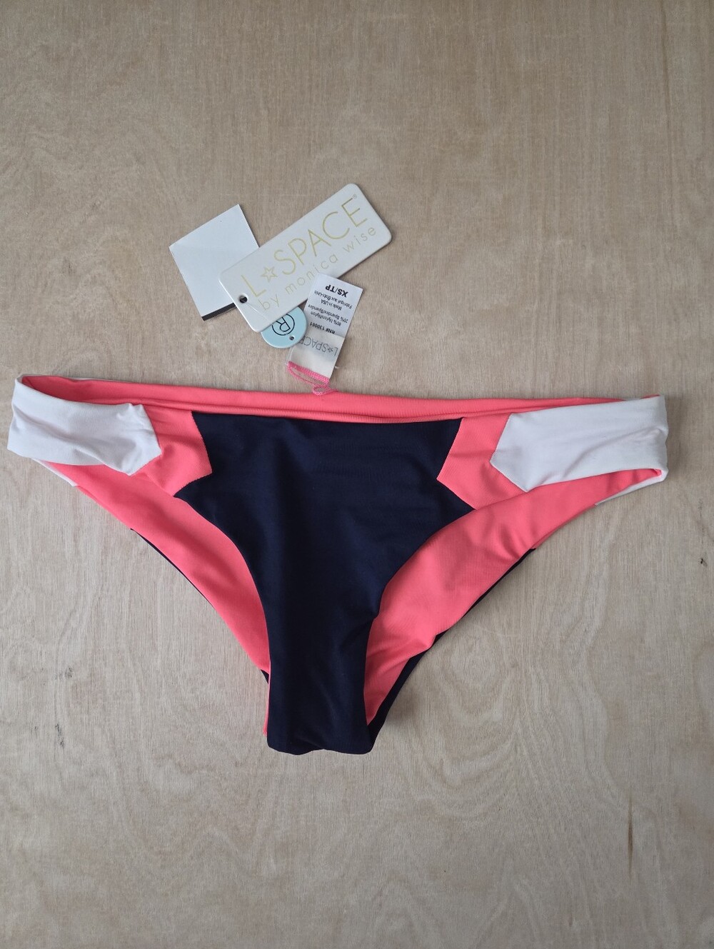L*space Barracuda Color Block Reversible Bikini bottom